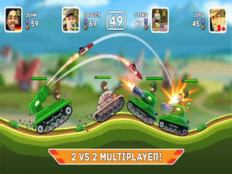 Gameplay Doc Dao Cua Hack Hills of Steel