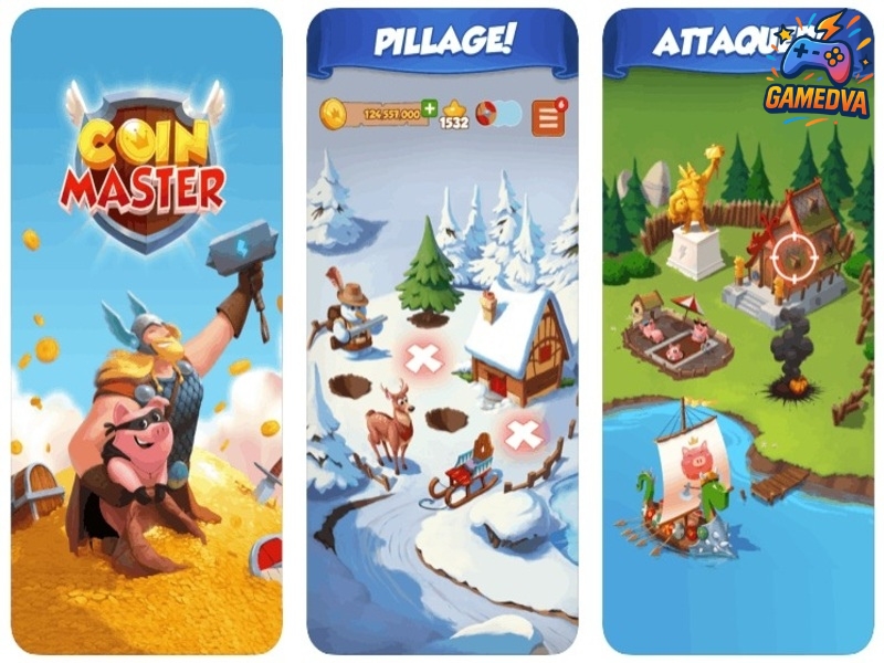 Gameplay Hap Dan Cua Mod Coin Master