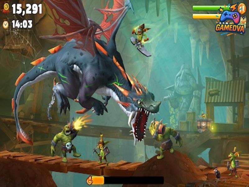 Tải Hack Hungry Dragon (Vô Hạn Tiền, Menu, 1 Hit) V5.5 Gameplay Thu Vi Cua Hack Hungry Dragon