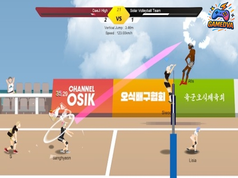 Meo Va Thu thuat Khi Su Dung Hack The Spike Volleyball