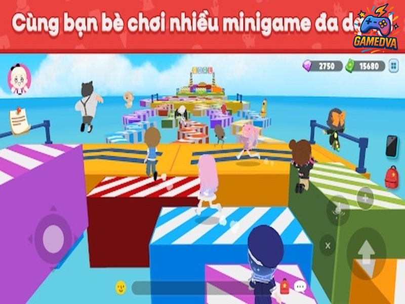 Tải Play Together MOD APK (Full Tiền, Kim Cương, Câu Cá, Menu) V2.25.1 So Sanh Ban Goc Va Ban Hack Play Together