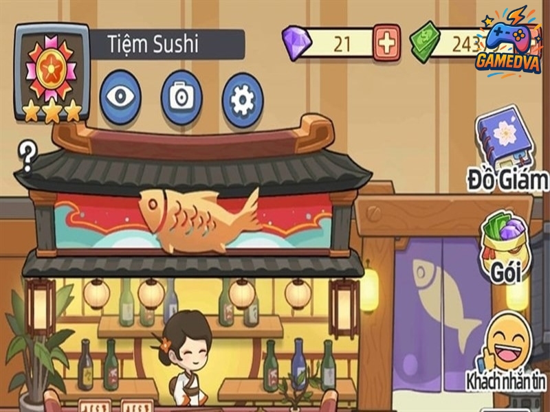 Tinh Nang Noi Bat Hack Tiem Sushi Mo Uoc