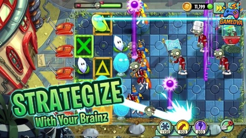 Gameplay Thu Vi Trong Plants vs Zombies 2