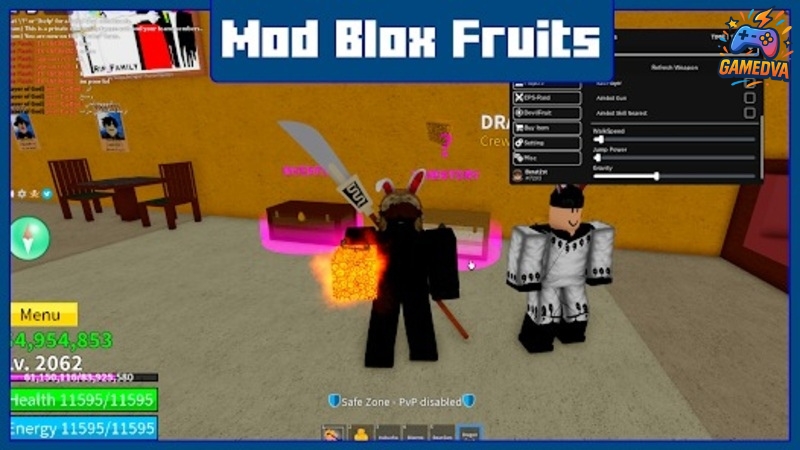 so sanh ban goc va ban mod blox fruit vng