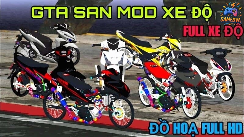Tinh Nang Noi Bat Trong GTA San Mod Xe Do