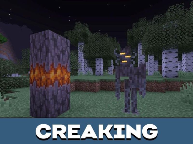 Tải Minecraft 1.21.51 APK Tiếng Việt Miễn Phí Cho Android Creaking trong Minecraft 1.21.51 APK