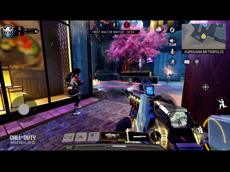 Hình ảnh sắc nét & âm thanh sống động trong Call of Duty: Mobile Mod