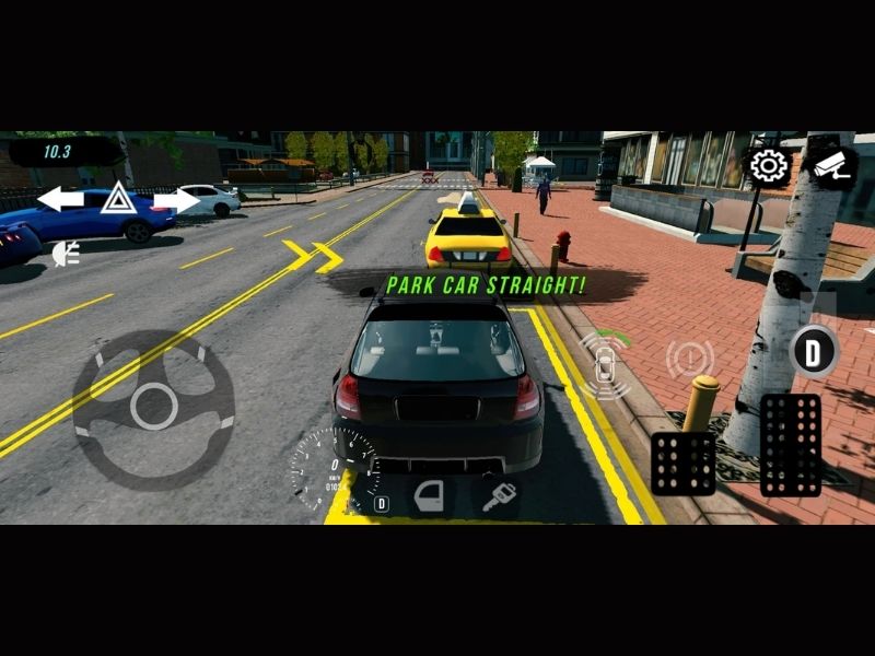 Đồ họa 3D và âm thanh sống động trong Parking Multiplayer Mod APK