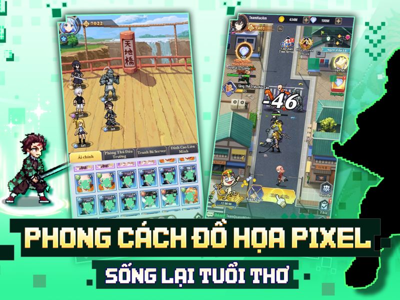 Đồ Họa Pixel Cổ Điển Nhưng Bắt Mắt Trong Pixel Đại Chiến