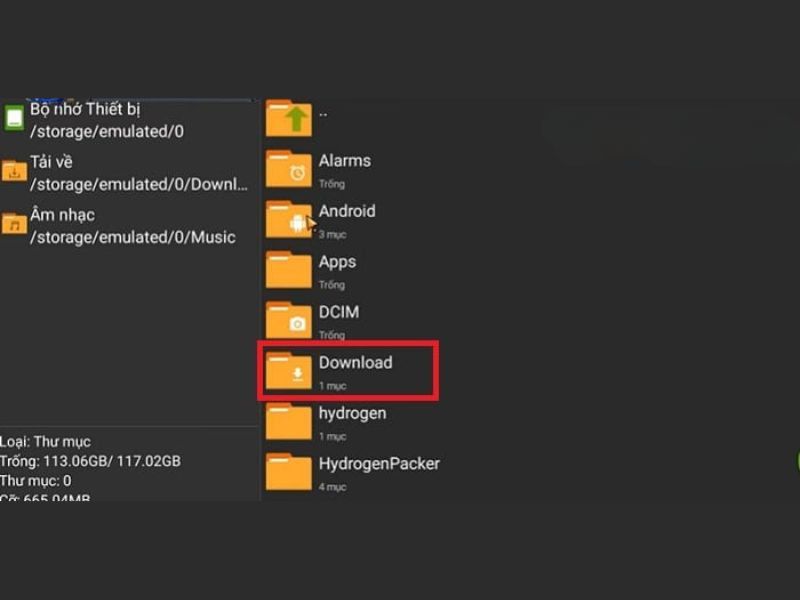 Tải Delta X Roblox (Bản VNG/QT) v2.706 Mới Nhất Cho Android Mở ứng dụng Zachiver vào mục Download
