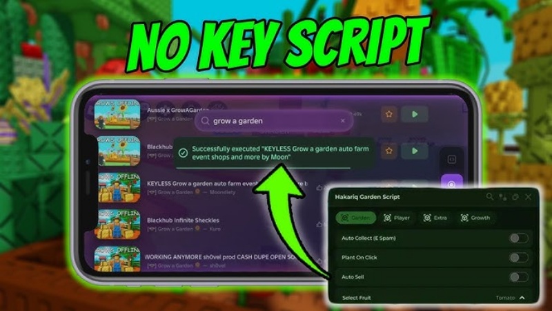 Tải Hack Grow A Garden + Script (Auto Farm, Buy, Auto Sell, Plant) v2.706 Hack Grow A Garden