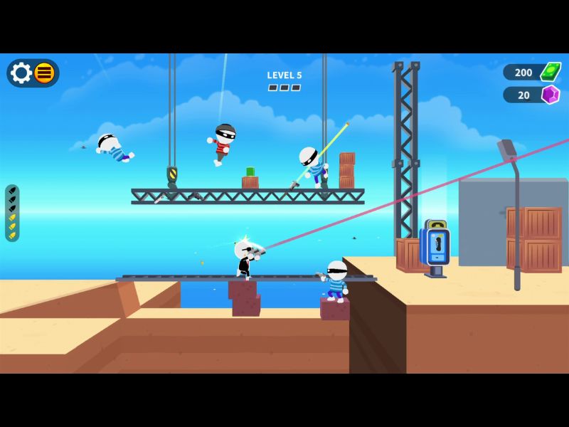Game click-to-shoot đề tài diệt mafia trong Hack Johnny Trigger