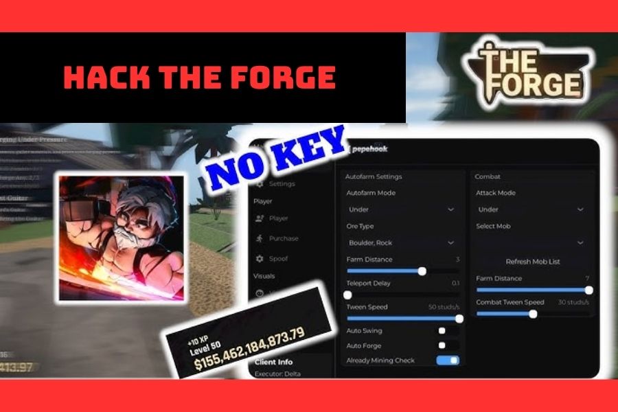 Những Tính Năng Nâng Cấp Trong Hack The Forge