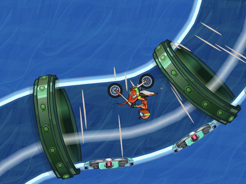 Hệ thống cấp độ thử thách và đa dạng trong Moto X3M Bike Race Game