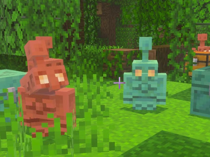 Cập Nhật Mới Tính Năng Về Mob Copper Golem