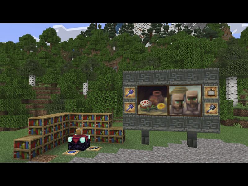 Bổ Sung Tranh Trang Trí Và Hiệu Ứng Mới trong Minecraft 1.21