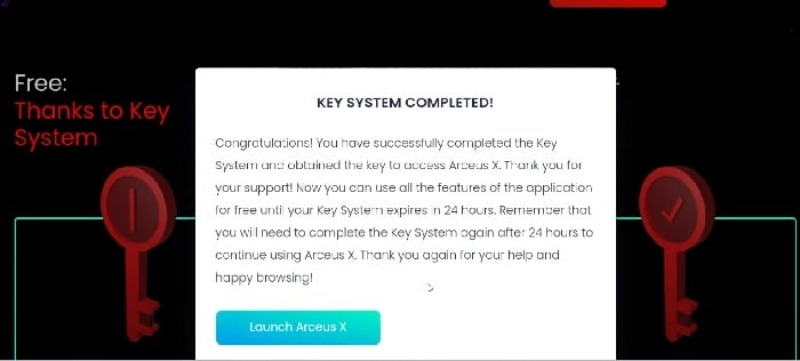 Tải Arceus X NEO 2.0.0 (V5 1.2.6) Mới Nhất Cho Android Nhấn vào Launch Arceus X