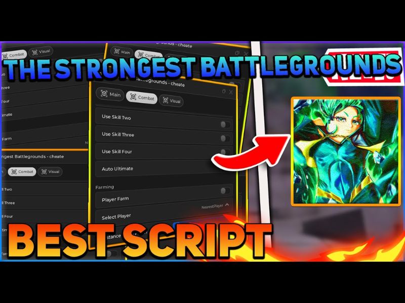 Script The Strongest Battlegrounds