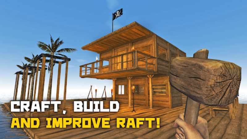 Tải Hack Survival on Raft (Vô Hạn Tiền, Mở Khóa, Menu) v368 APK Hack Survival on Raft