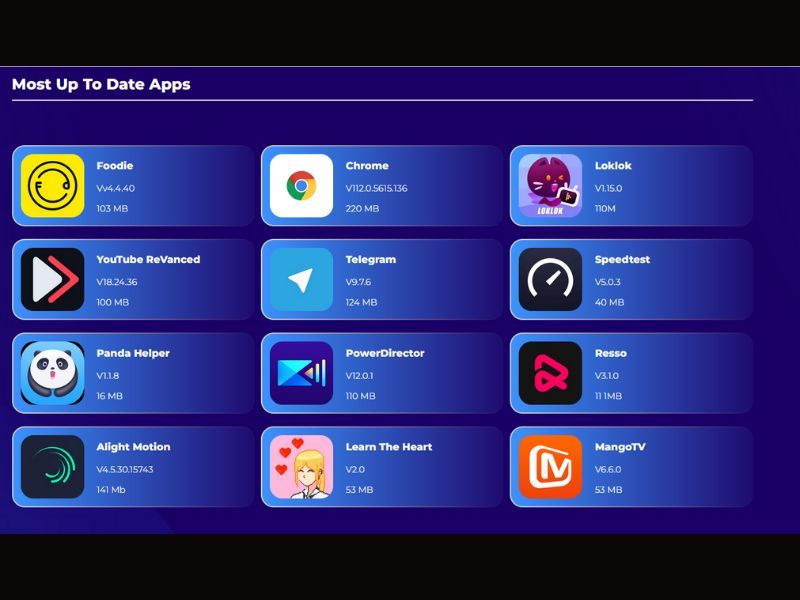 Kho game và ứng dụng đa dạng trong Techloky Apk