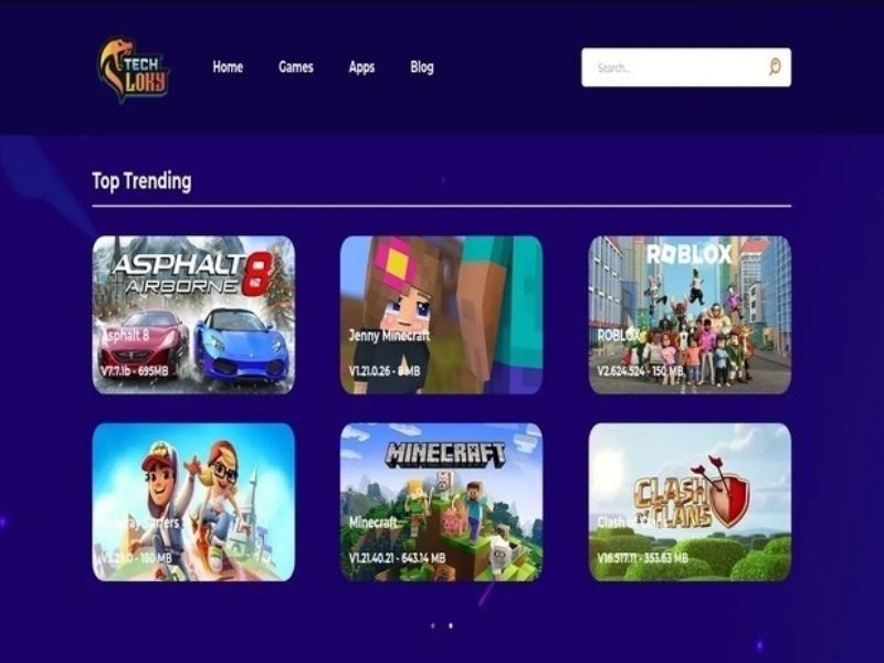 Giao diện trực quan, dễ sử dụng trong Techloky Apk