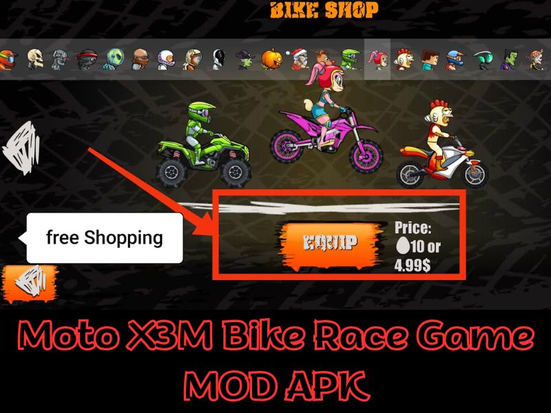 Tính Năng Mở Rộng Có Trong Moto X3M Bike Race Game MOD APK 