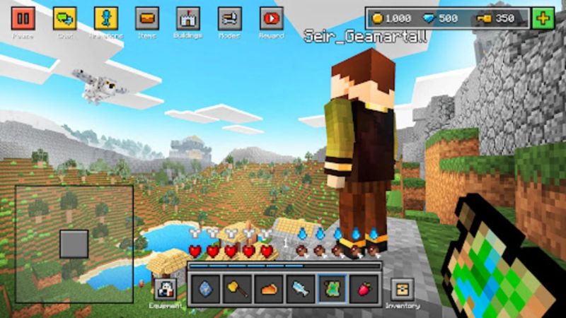 Thế giới mở rộng lớn trong Block World 3D APK