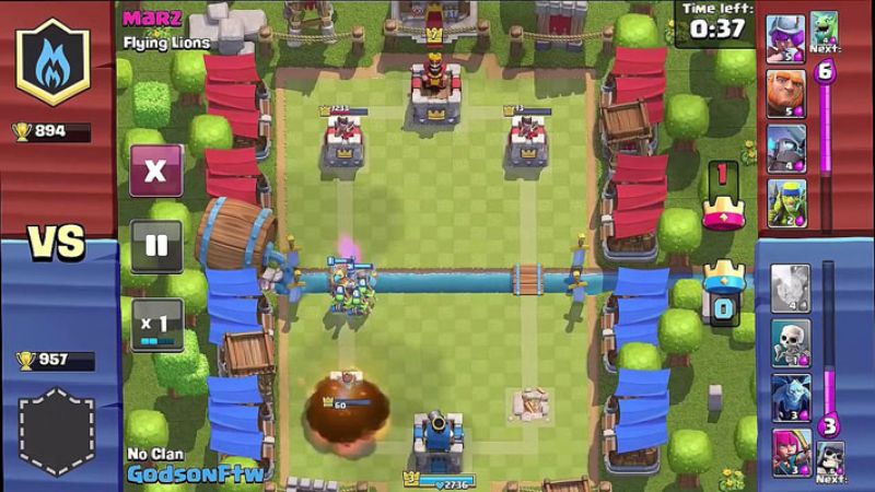 Chiến đấu đến đỉnh cao trong Clash Royale APK