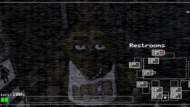 Không khí kinh dị được xây dựng tinh tế trong Five Nights at Freddy's APK