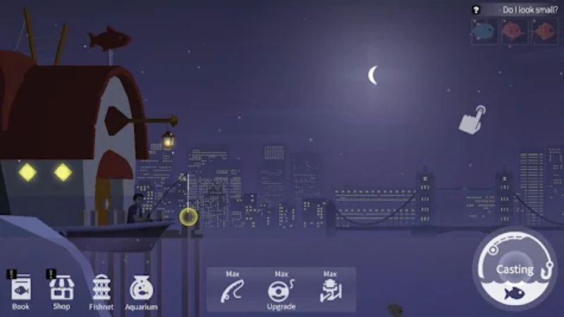 Lối chơi câu cá thư giãn, nhẹ nhàng trong Hack Fishing Life