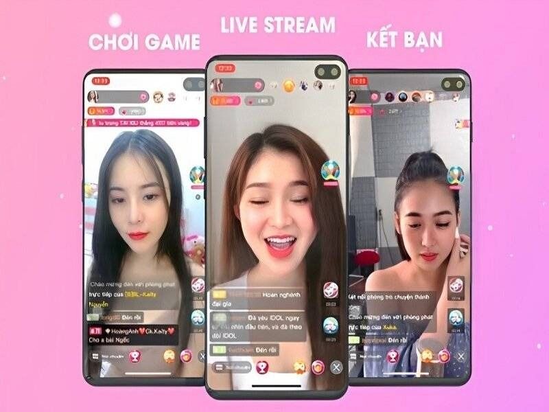 Nhiều phòng livestream theo chủ đề trong MMLive Mod APK