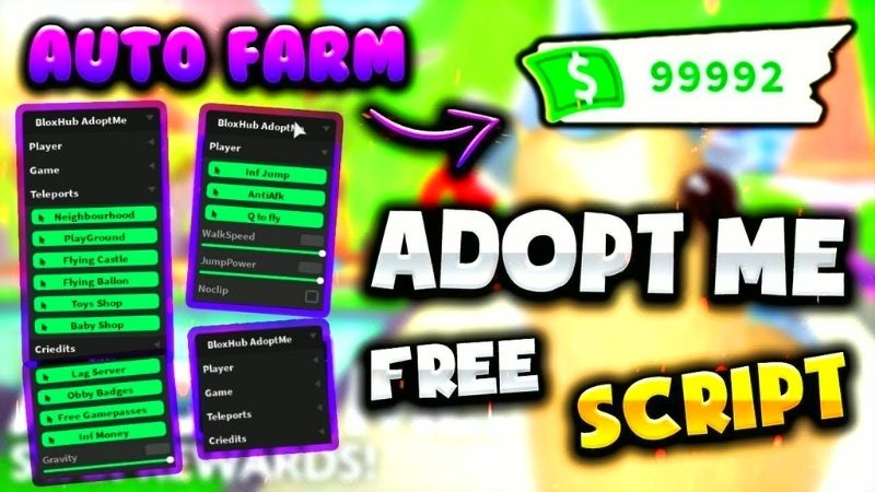 Tải Hack Adopt Me + Script Auto Farm Tiền & Mở Pet VIP 2026 Các Tính Năng Cực Đỉnh Của Bản Hack Adopt Me Hiện Nay