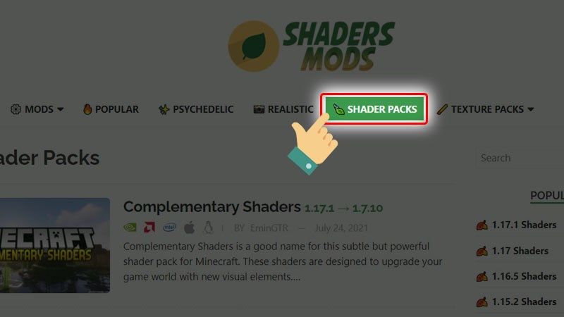 cach cai shaders minecraft pe 4