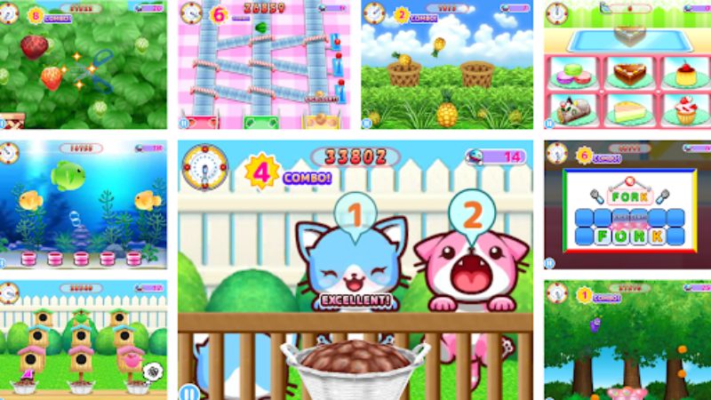 Hệ thống minigame phong phú trong Cooking Mama Mod 