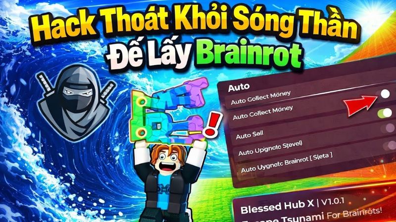 Thoát Khỏi Sóng Thần Brainrot Là Gì? Khám Phá Game Chạy Trốn Đầy Kịch Tính