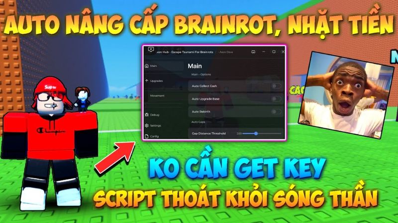 Hack Thoát Khỏi Sóng Thần Brainrot Có Tính Năng Gì?