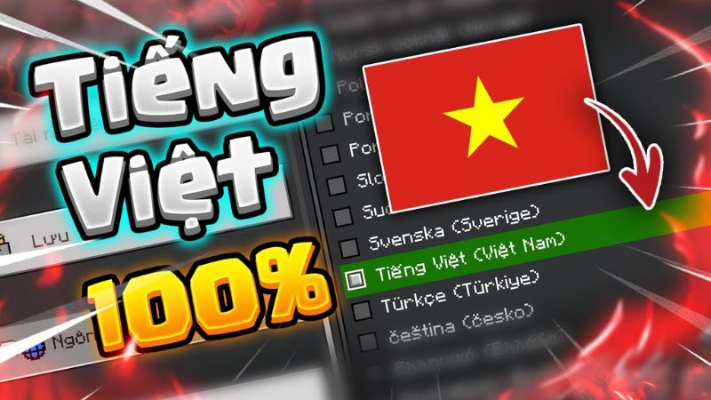Vì Sao Cần Cài Tiếng Việt Cho Minecraft Bằng Ty-el?