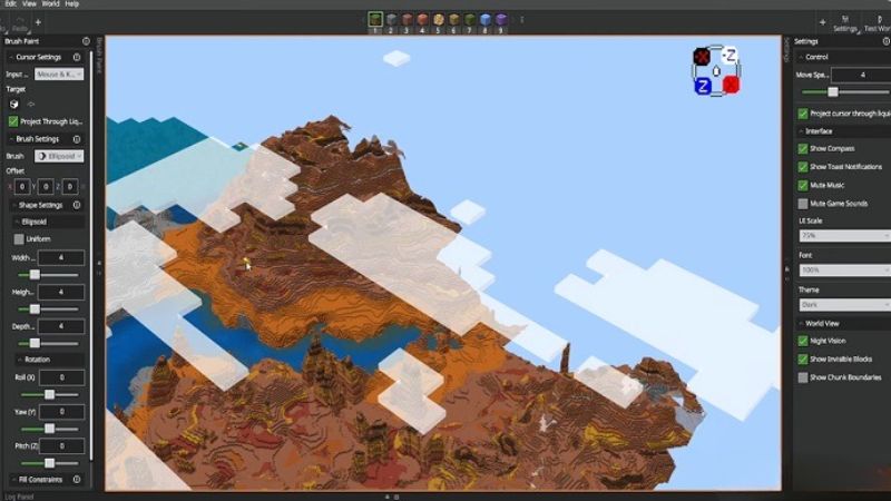 Cập nhật thêm quyền hạn chỉnh sửa thế giới mới trong Minecraft 26.0.28 APK