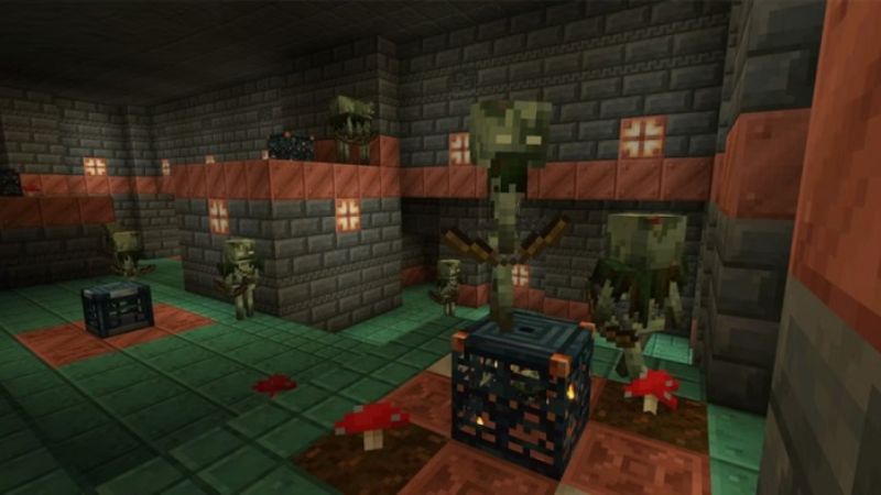 Cẩn thận với Bogged ở Trial Chambers vì chúng có mũi tên độc trong Minecraft 26.10.21