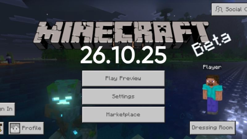 Giới Thiệu Phiên Bản Minecraft 26.10.25 APK 